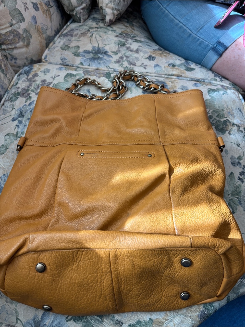 Mustard Leather Crossbody Bag – Mustard